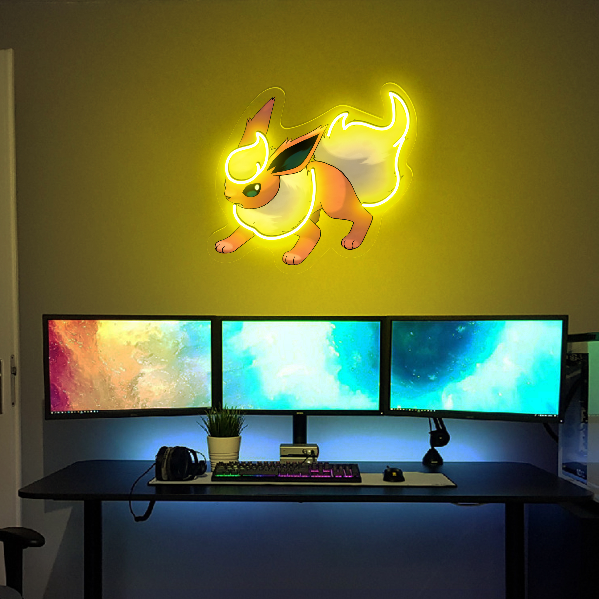 Flareon Pokemon UV Signs