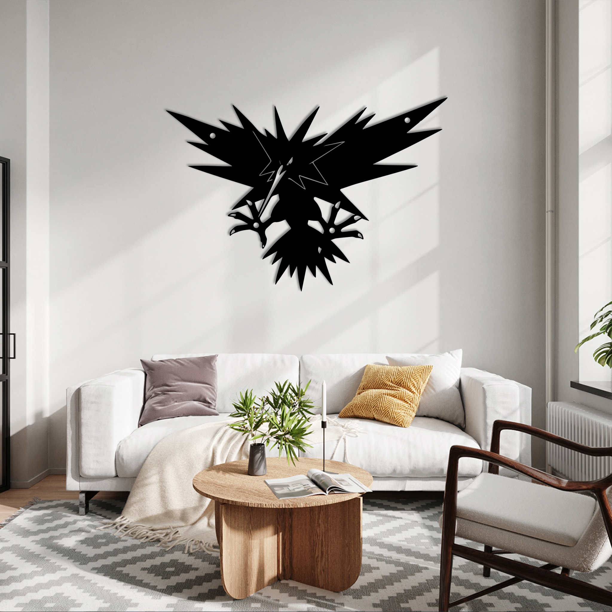 Zapdos Pokemon Metal Sign