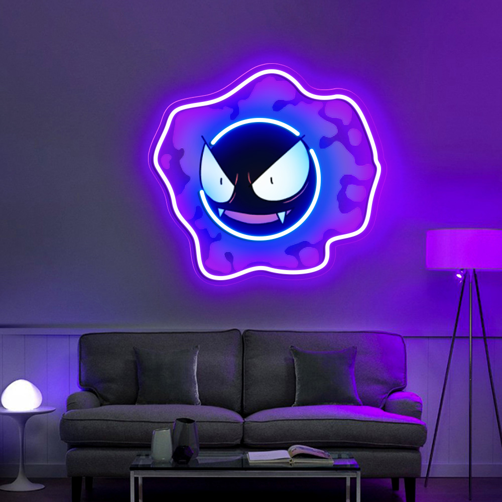 Gastly Pokemon UV Signs