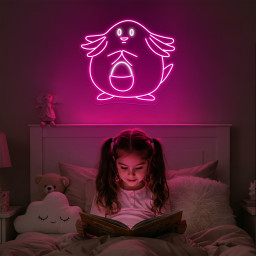 Pokemon Chansey Neon Sign