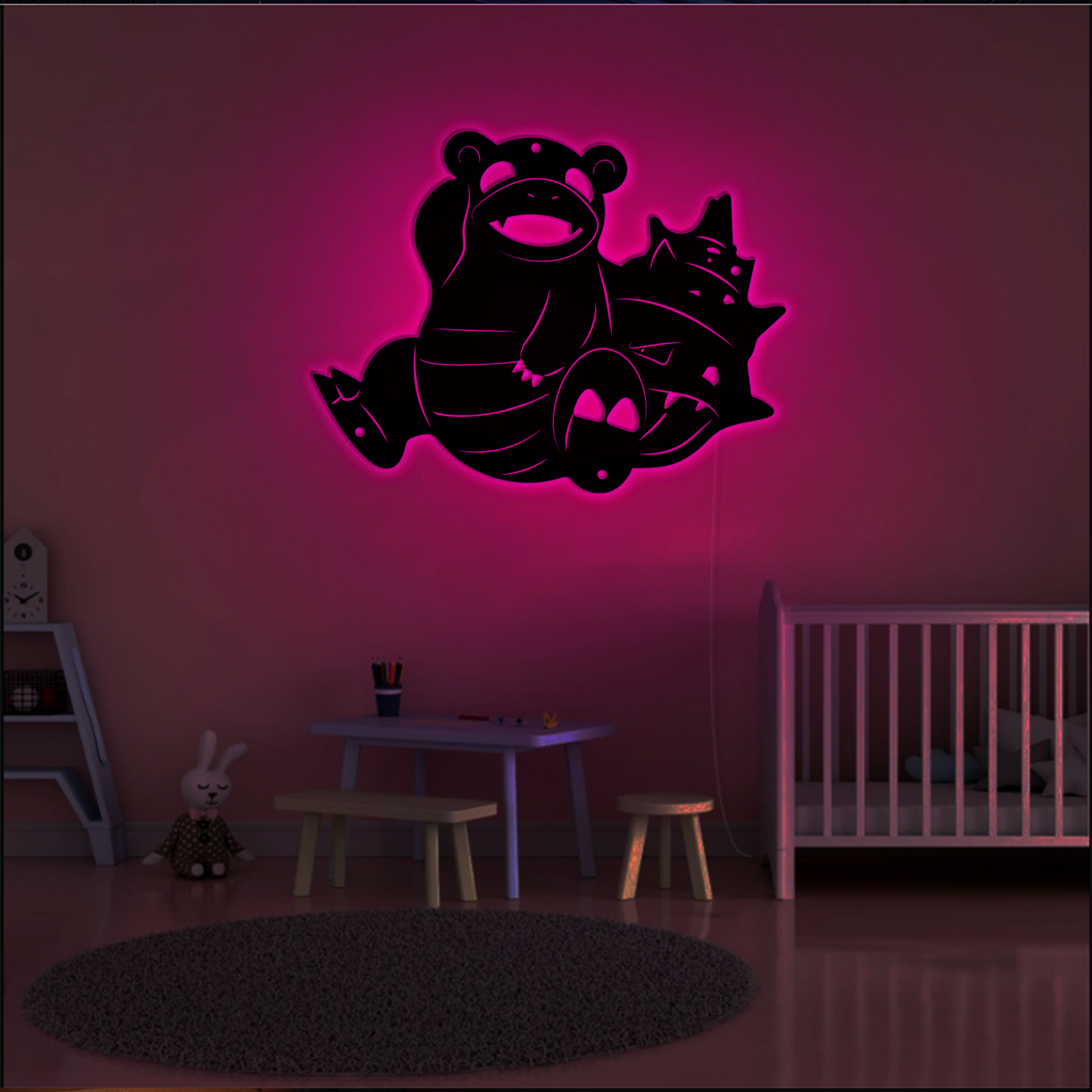 Slowbro Pokemon Metal Sign