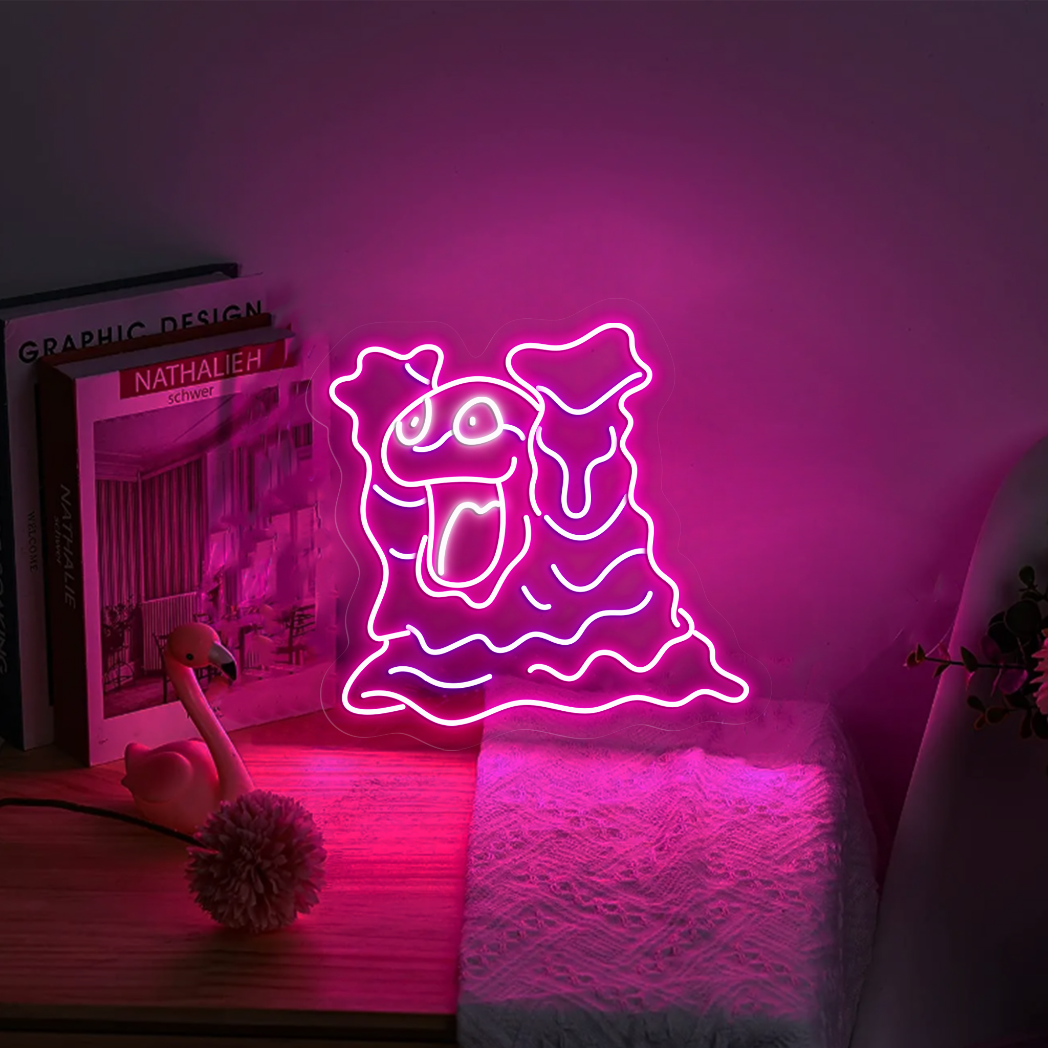 Grimer Pokemon Neon Sign