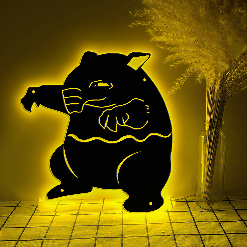 Pokemon Drowzee Metal Sign