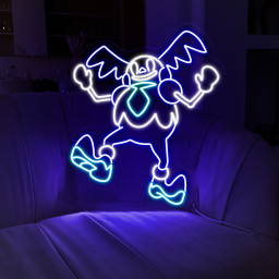 Mr. Mime Pokemon Neon Sign