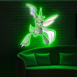Scyther Pokemon UV Signs