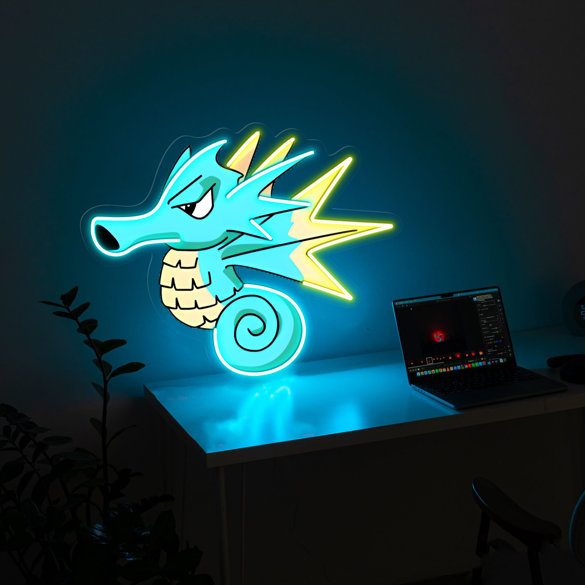 Pokemon Seadra UV Signs