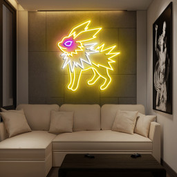 Jolteon Pokemon Neon Sign