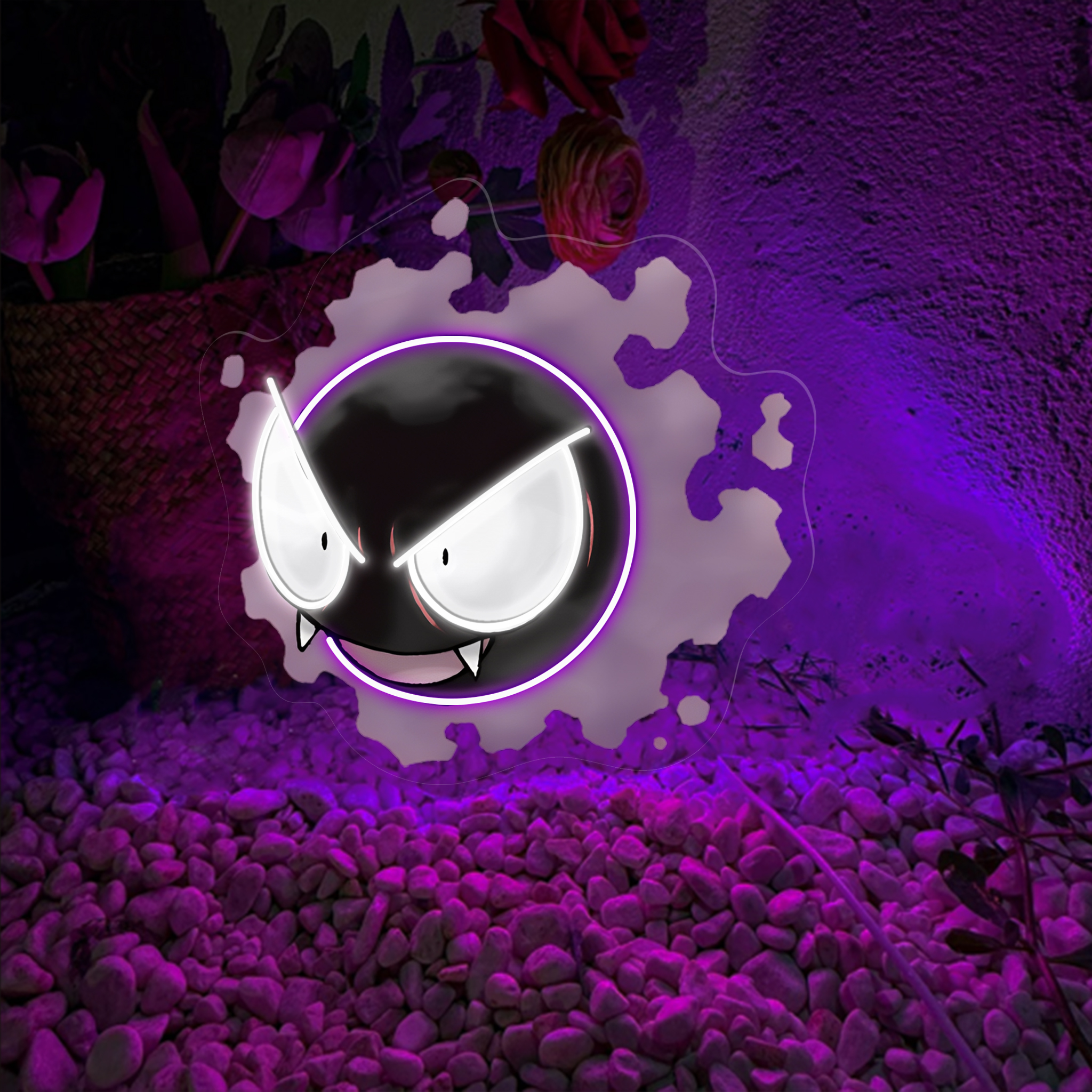 Gastly Pokemon UV Sign