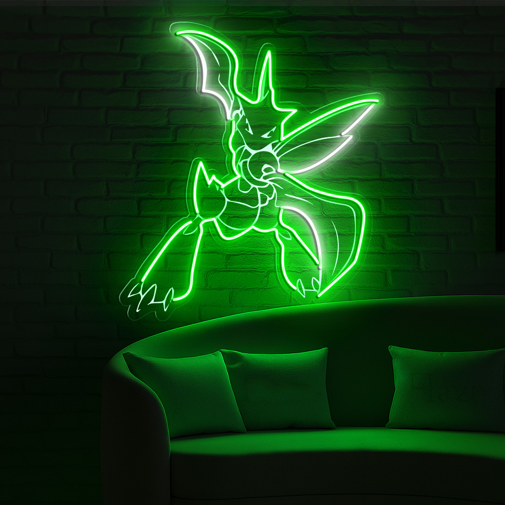 Scyther Pokemon Laser Signs