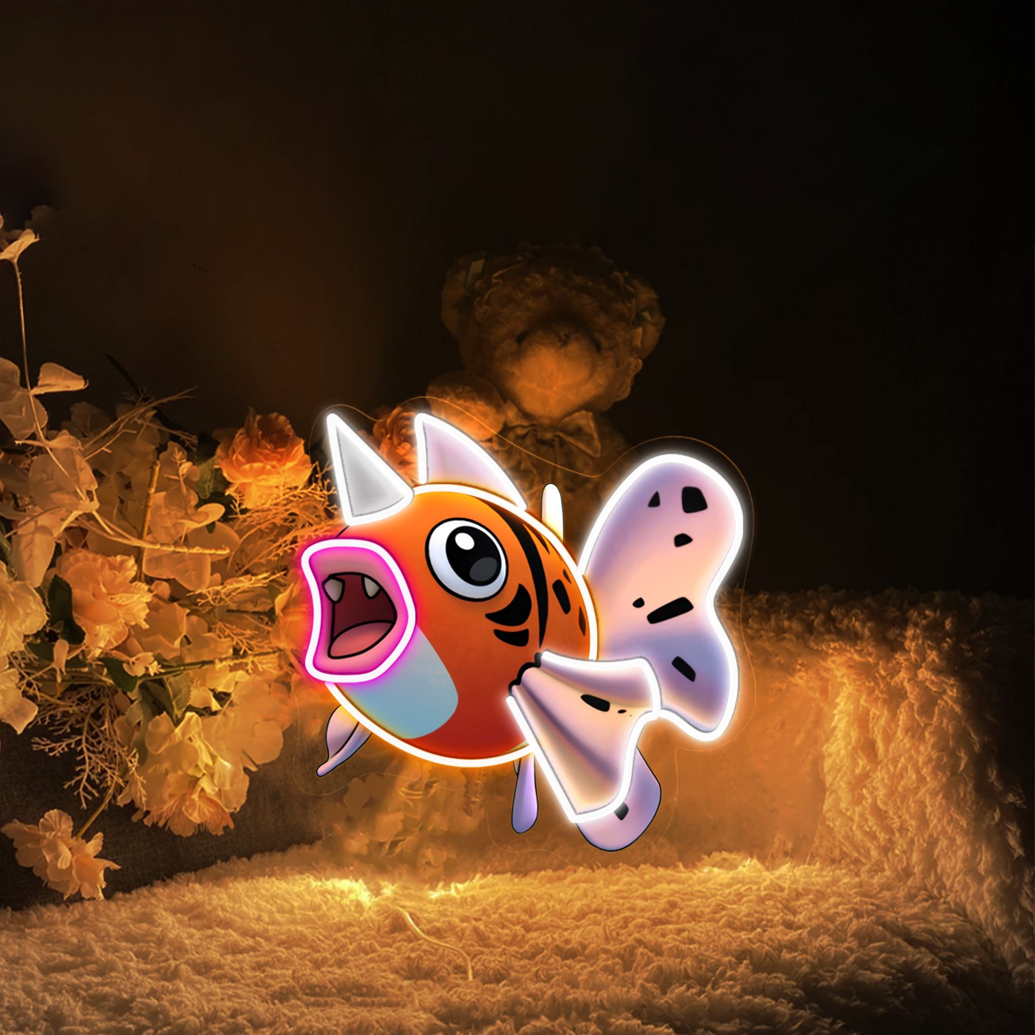 Pokemon Seaking UV Sign