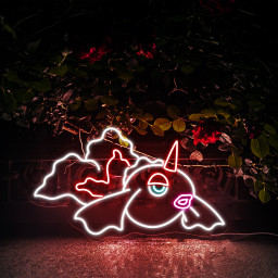 Pokemon Goldeen Neon Sign