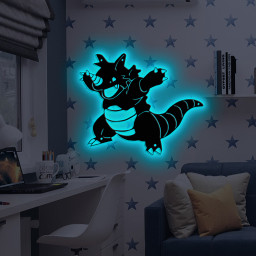 Pokemon Rhydon Metal Sign