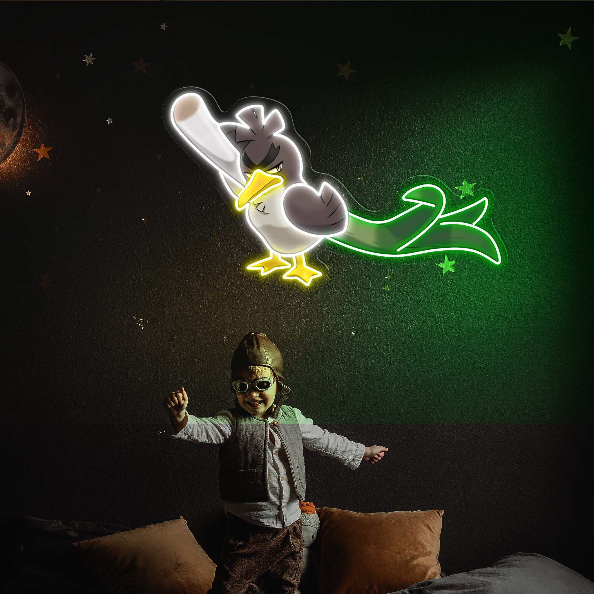 Farfetch'd Pokemon UV Sign