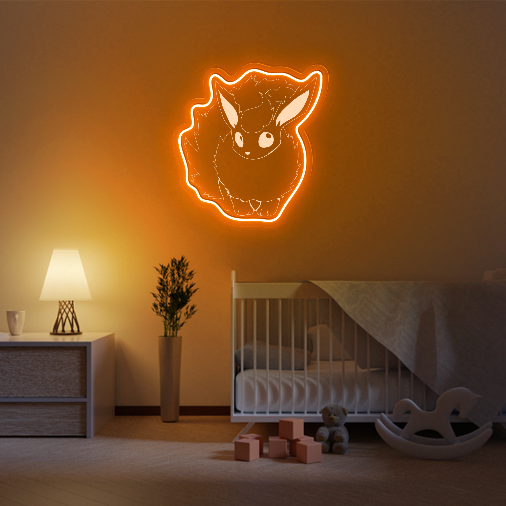 Flareon Pokemon Laser Sign