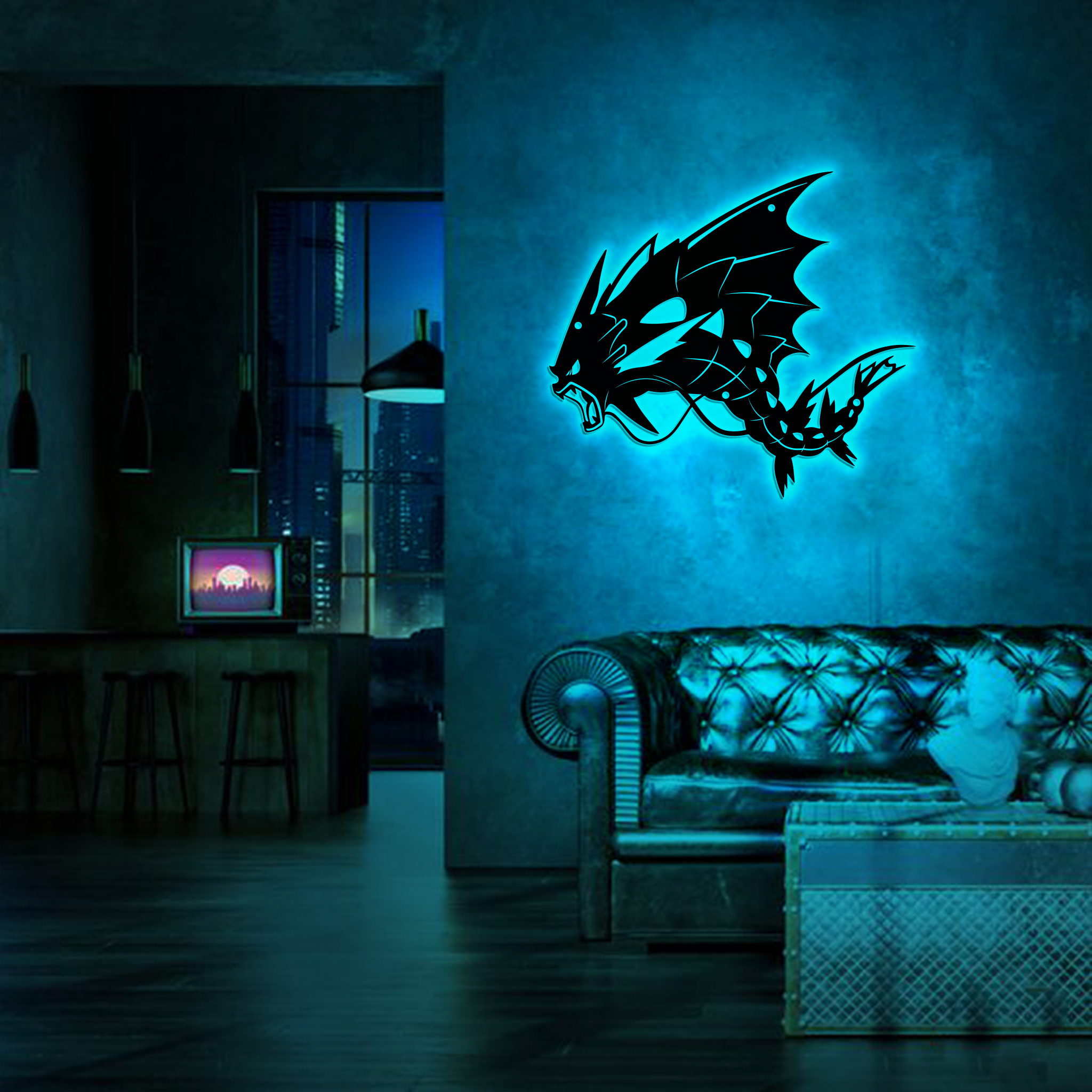 Pokemon Gyarados Metal Signs