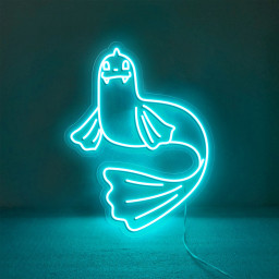Dewgong Pokemon Neon Sign