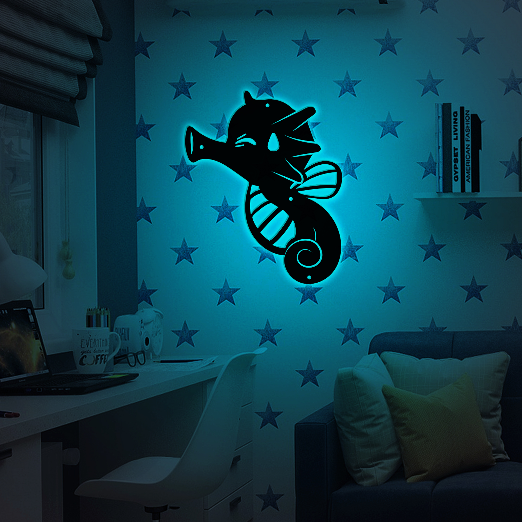 Pokemon Horsea Metal Signs