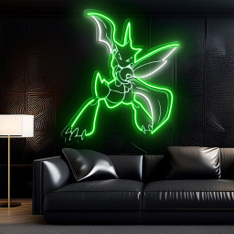 Scyther Pokemon Laser Signs
