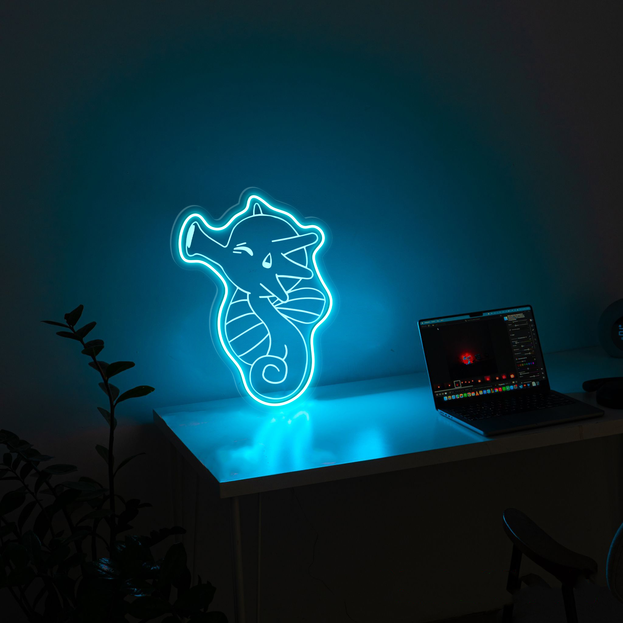 Pokemon Horsea Laser Signs