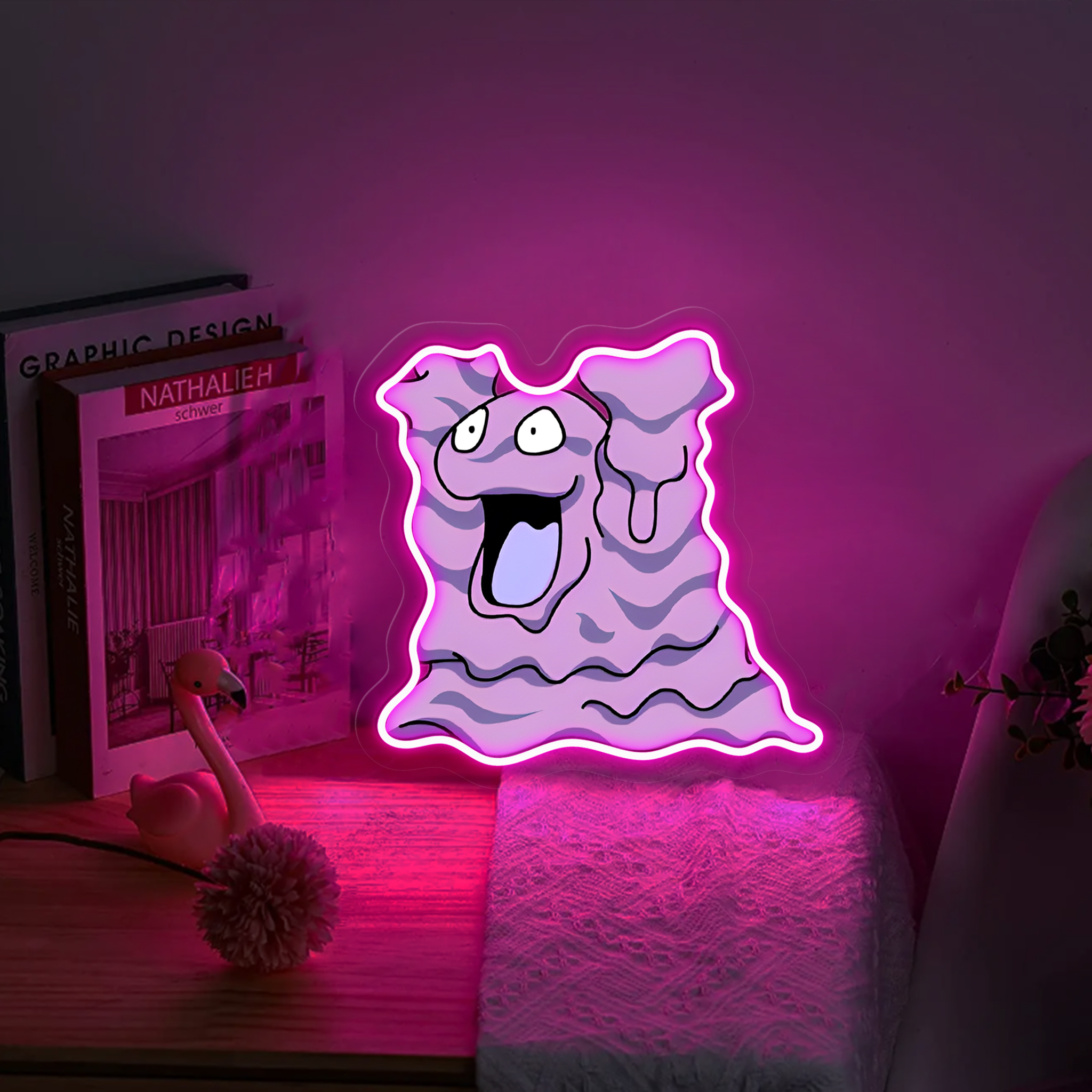 Grimer Pokemon UV Sign