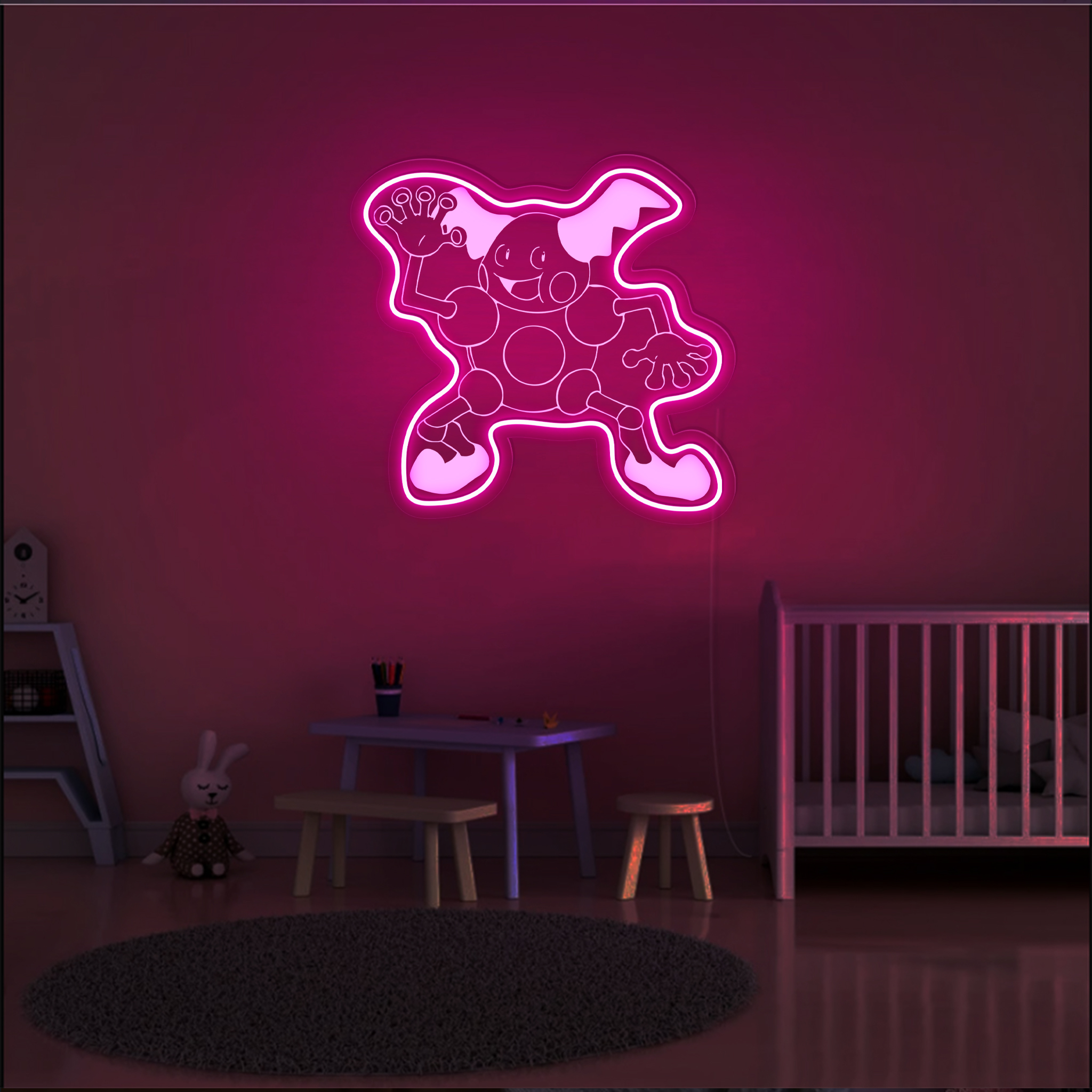 Pokemon Mr. Mime Laser Sign