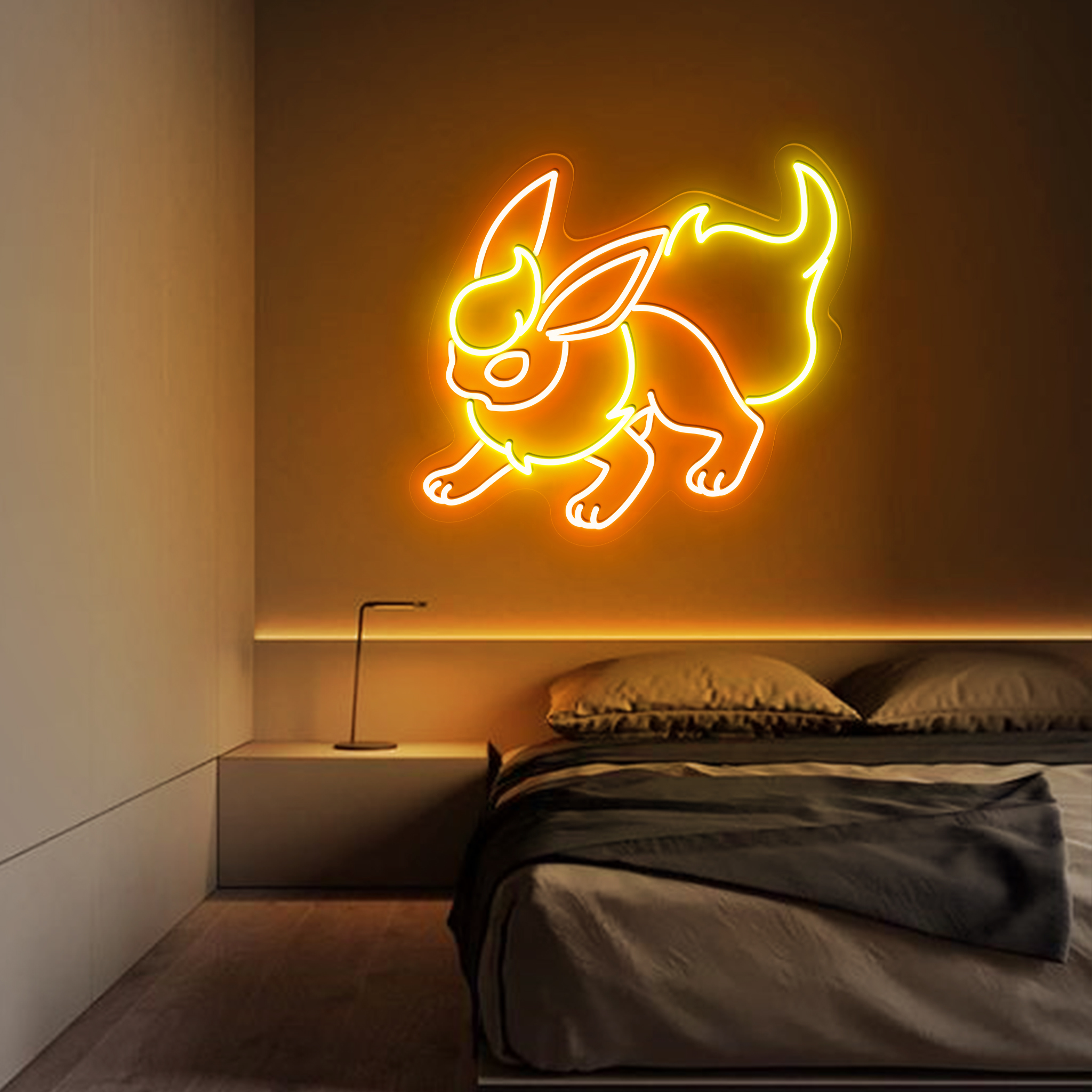 Flareon Pokemon Neon Signs