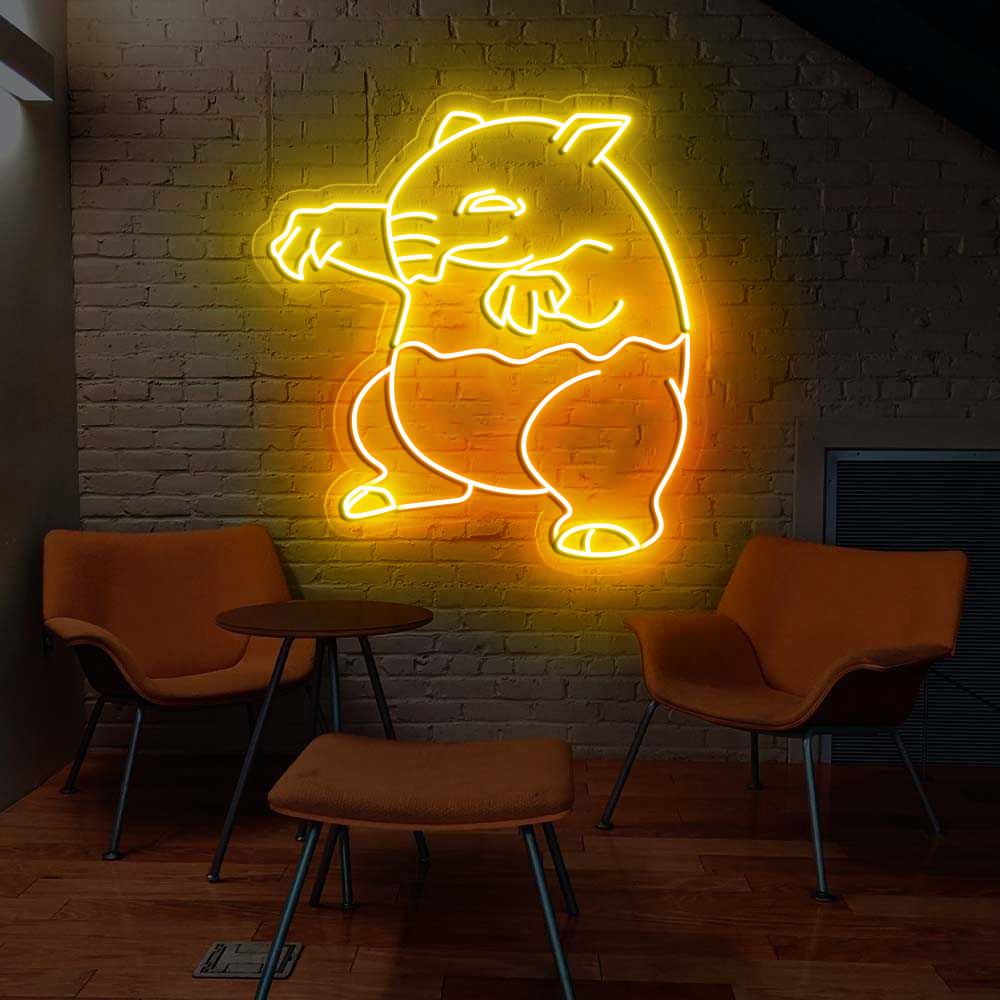 Pokemon Drowzee Neon Sign