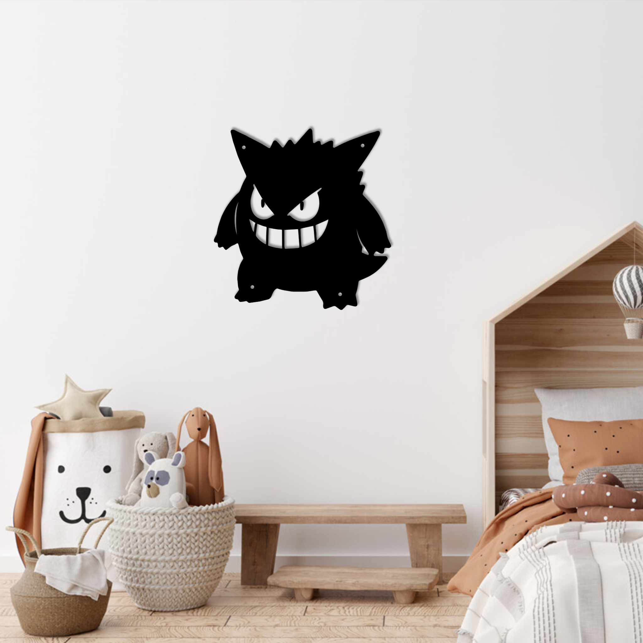 Pokemon Gengar Metal Sign