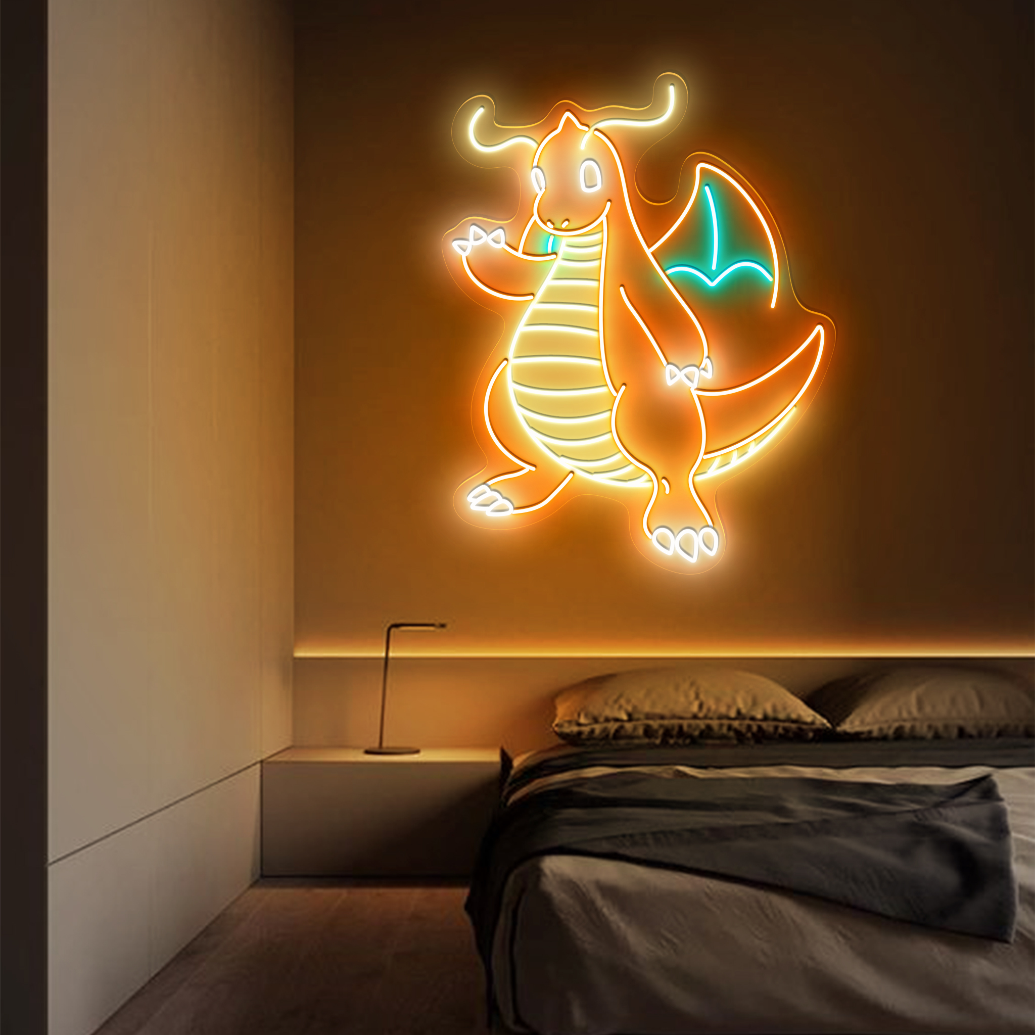 Dragonite Pokemon Neon Signs