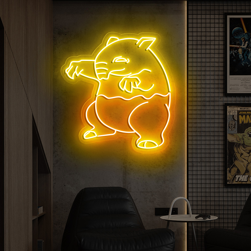 Pokemon Drowzee Neon Sign