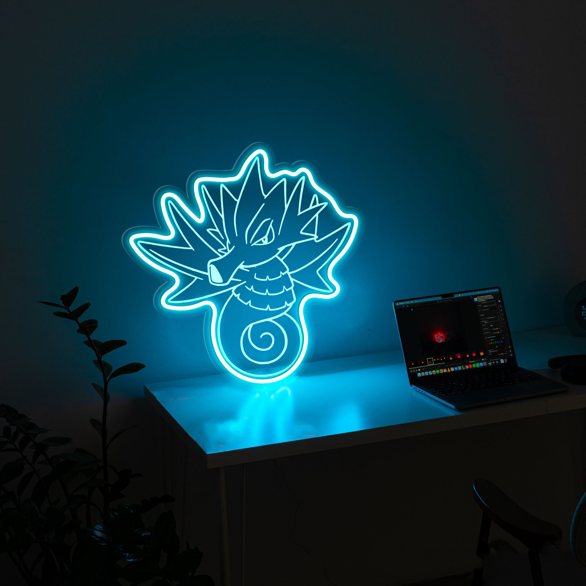 Pokemon Seadra Laser Sign