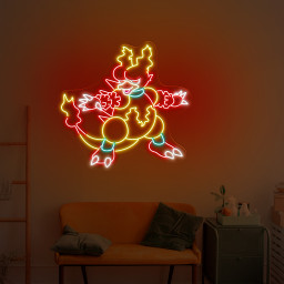 Pokemon Magmar Neon Signs