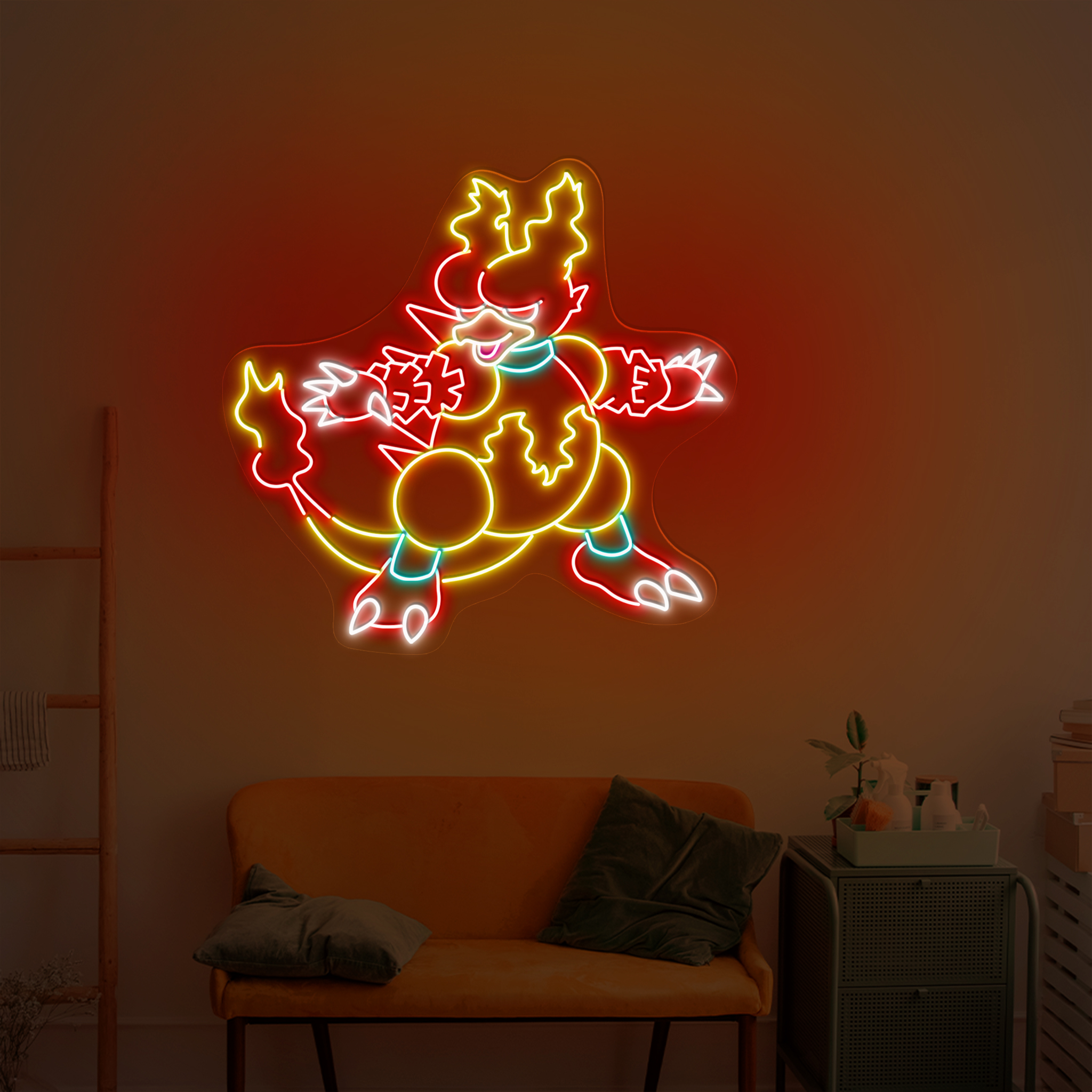 Pokemon Magmar Neon Signs