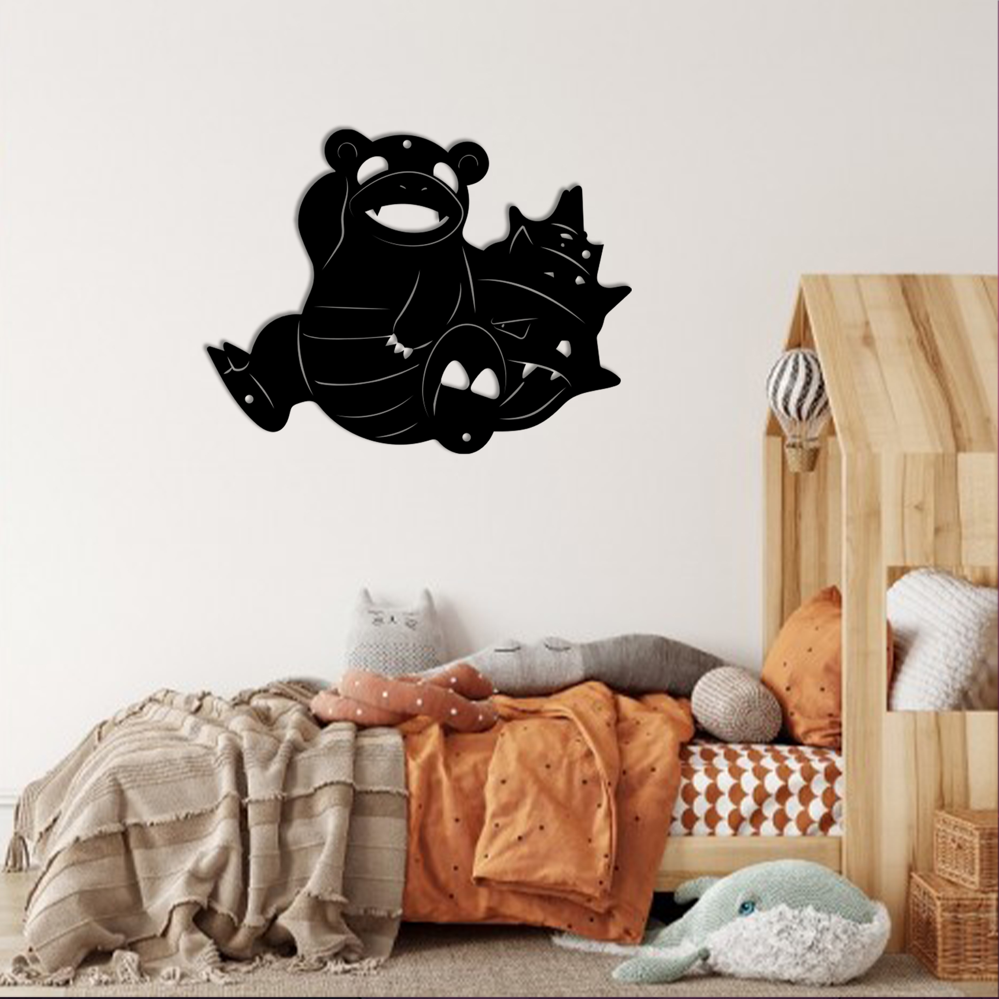 Slowbro Pokemon Metal Sign