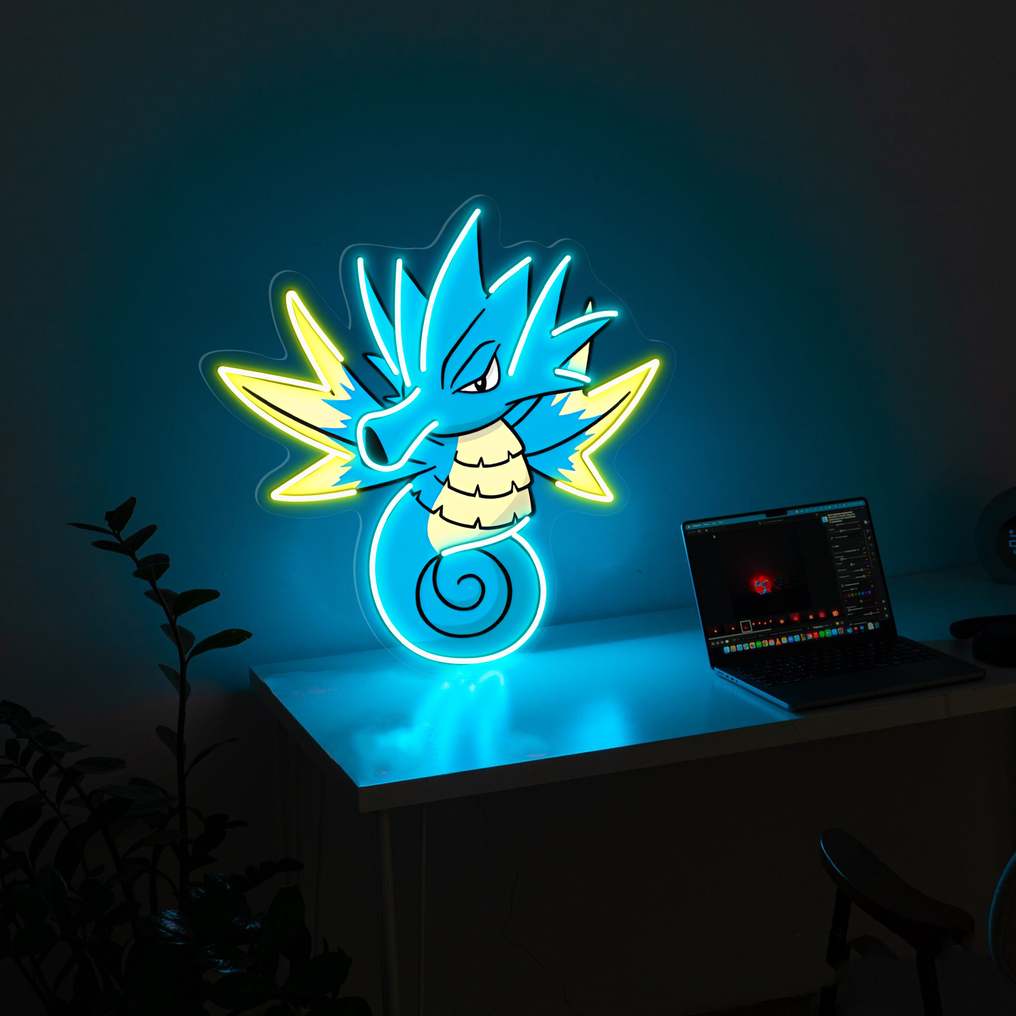 Pokemon Seadra UV Sign