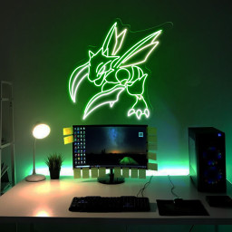 Scyther Pokemon Neon Signs