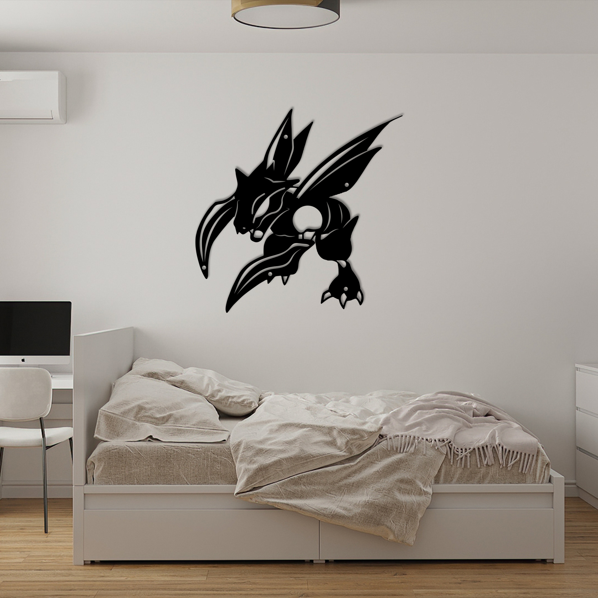 Scyther Pokemon Metal Sign