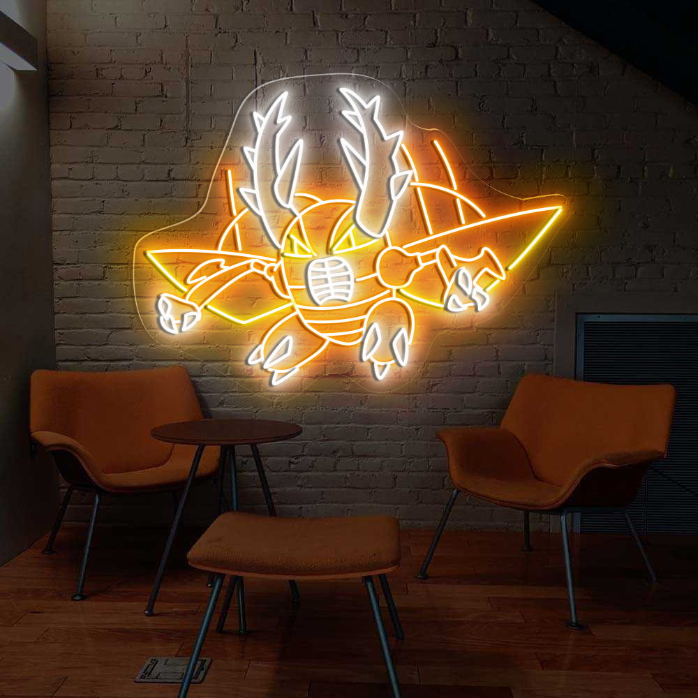 Pinsir Pokemon Neon Signs