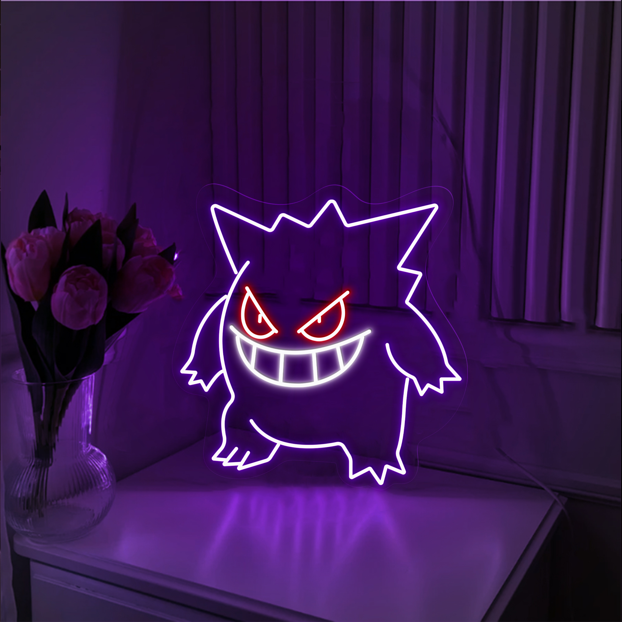 Pokemon Gengar Neon Sign