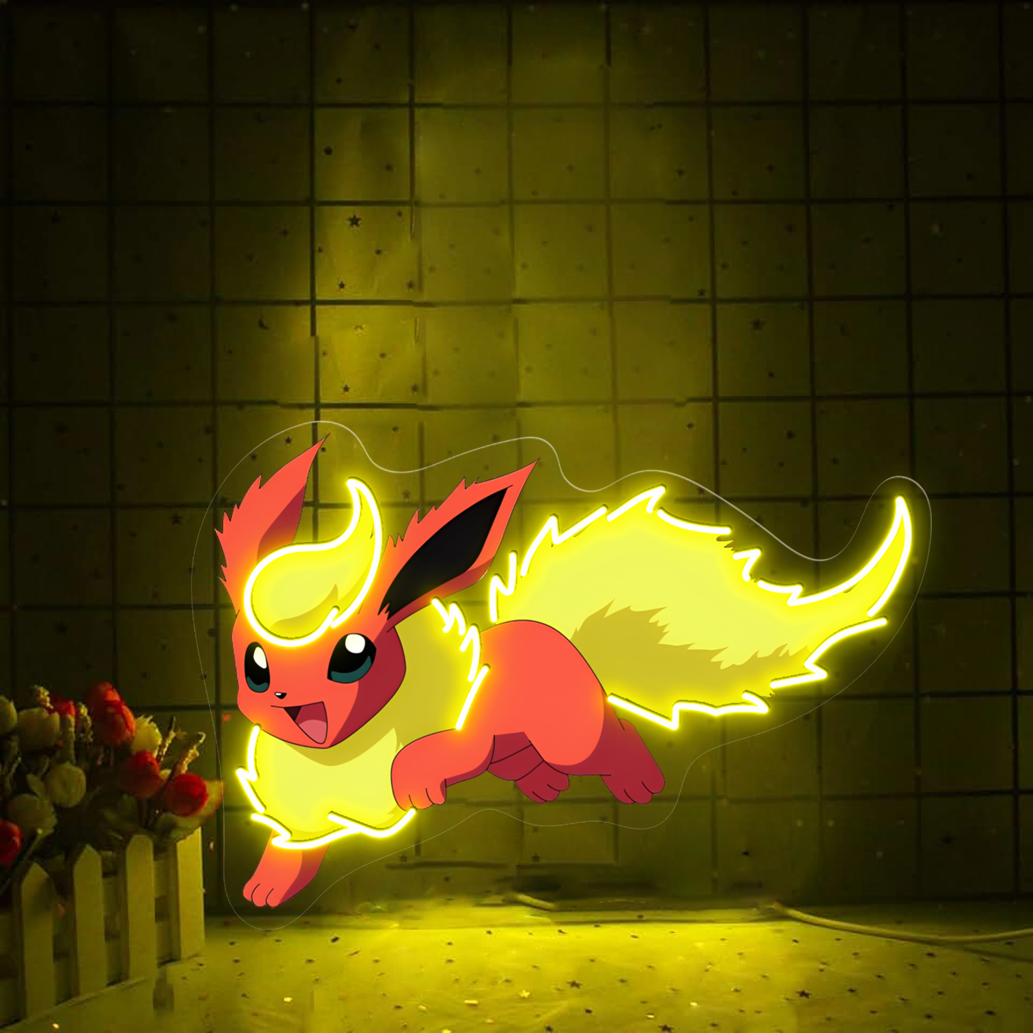 Pokemon Flareon UV Sign