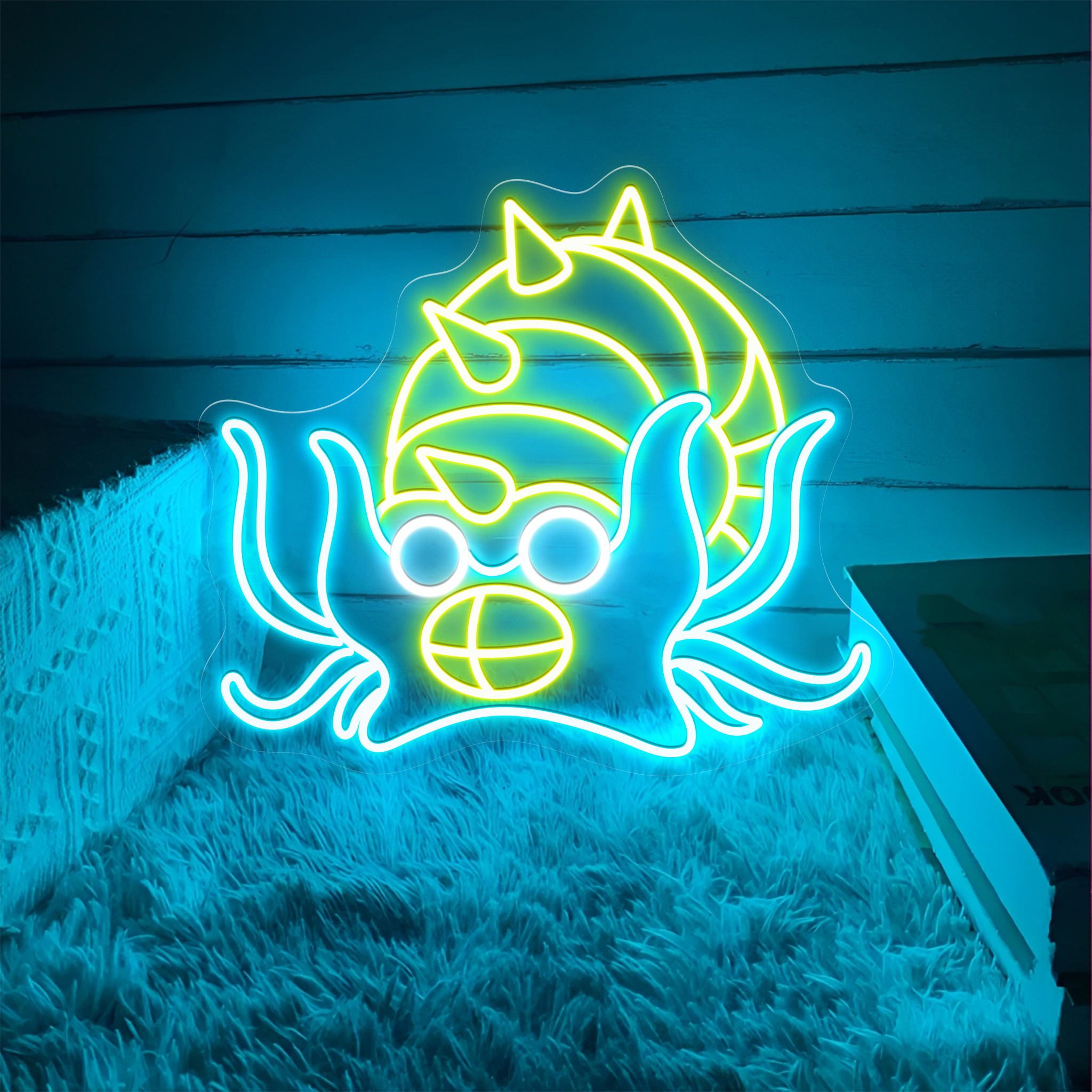 Omastar Pokemon Neon Sign