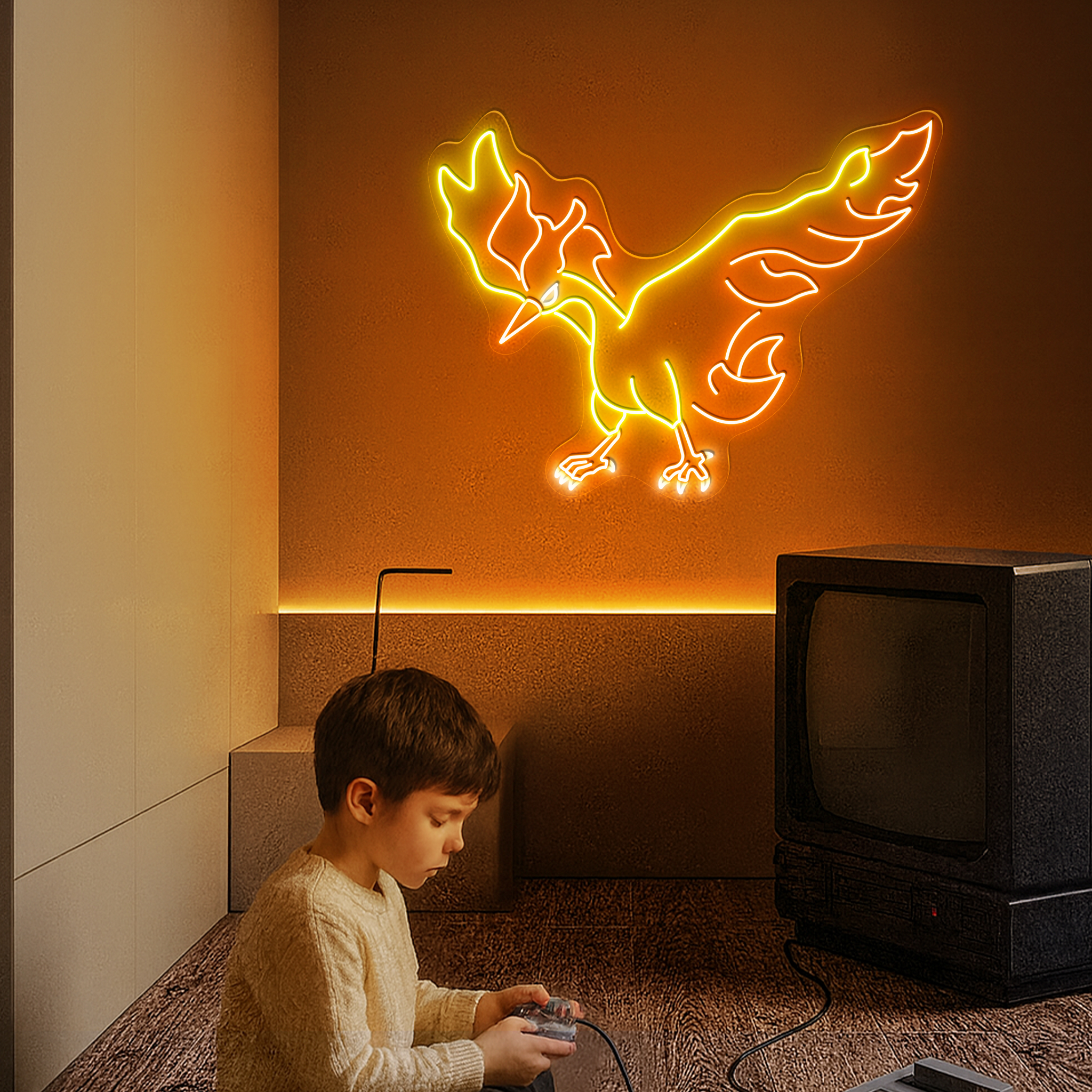 Moltres Pokemon Neon Signs