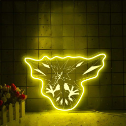 Zapdos Pokemon Laser Sign