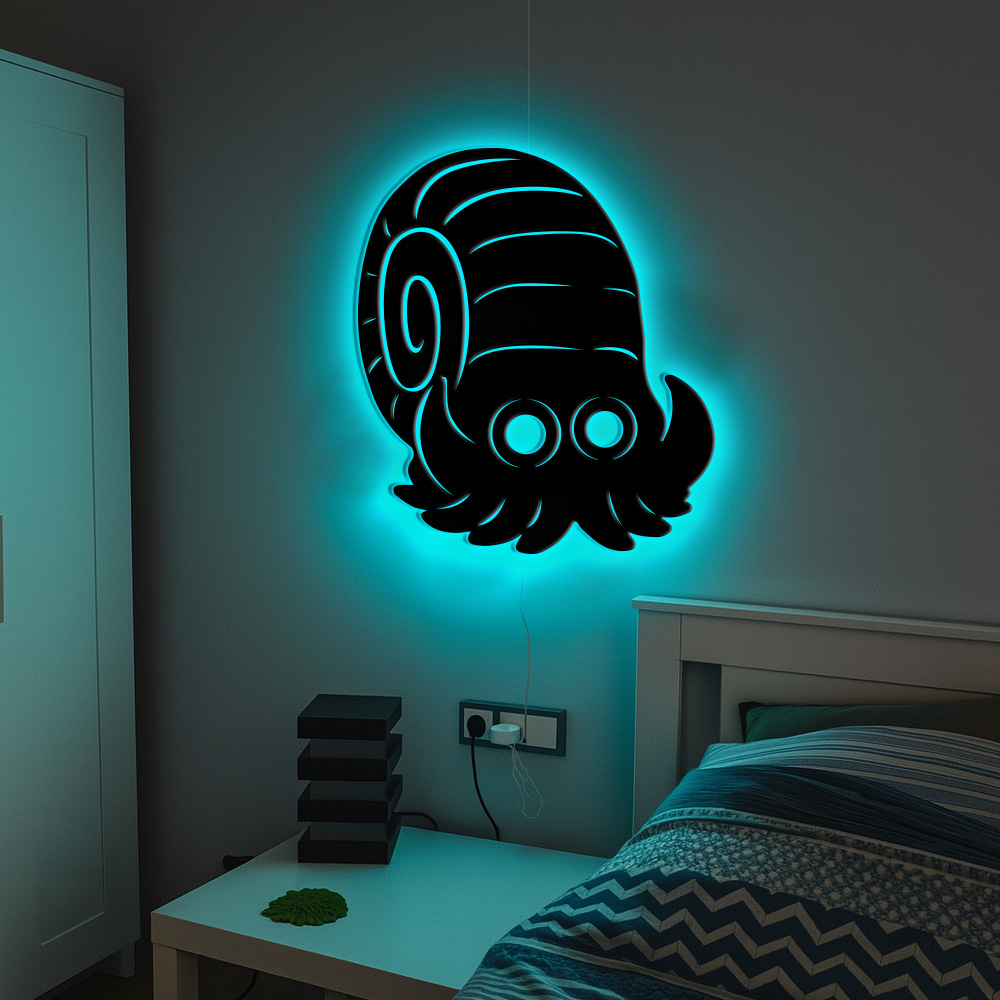 Omanyte Pokemon Metal Sign