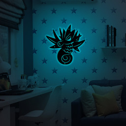 Pokemon Seadra Metal Sign