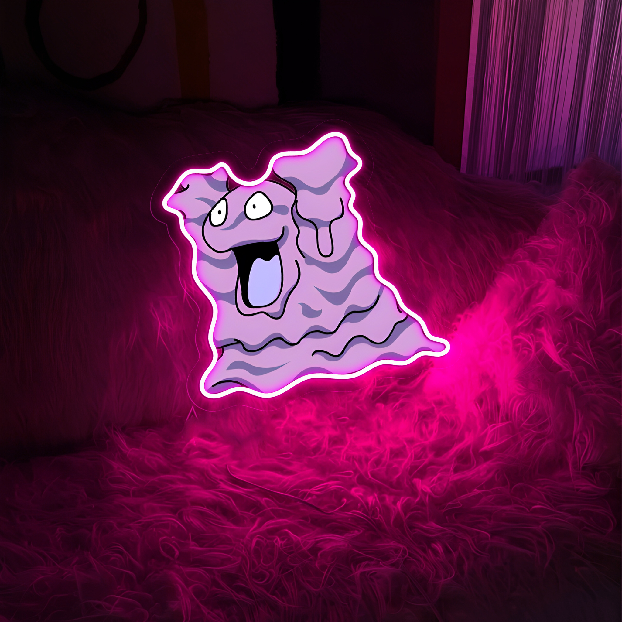 Grimer Pokemon UV Sign