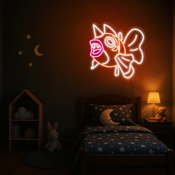 Pokemon Seaking Neon Sign