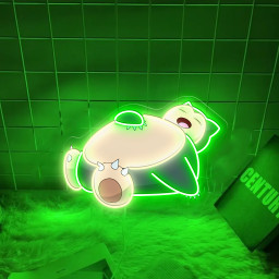 Snorlax Pokemon UV Signs