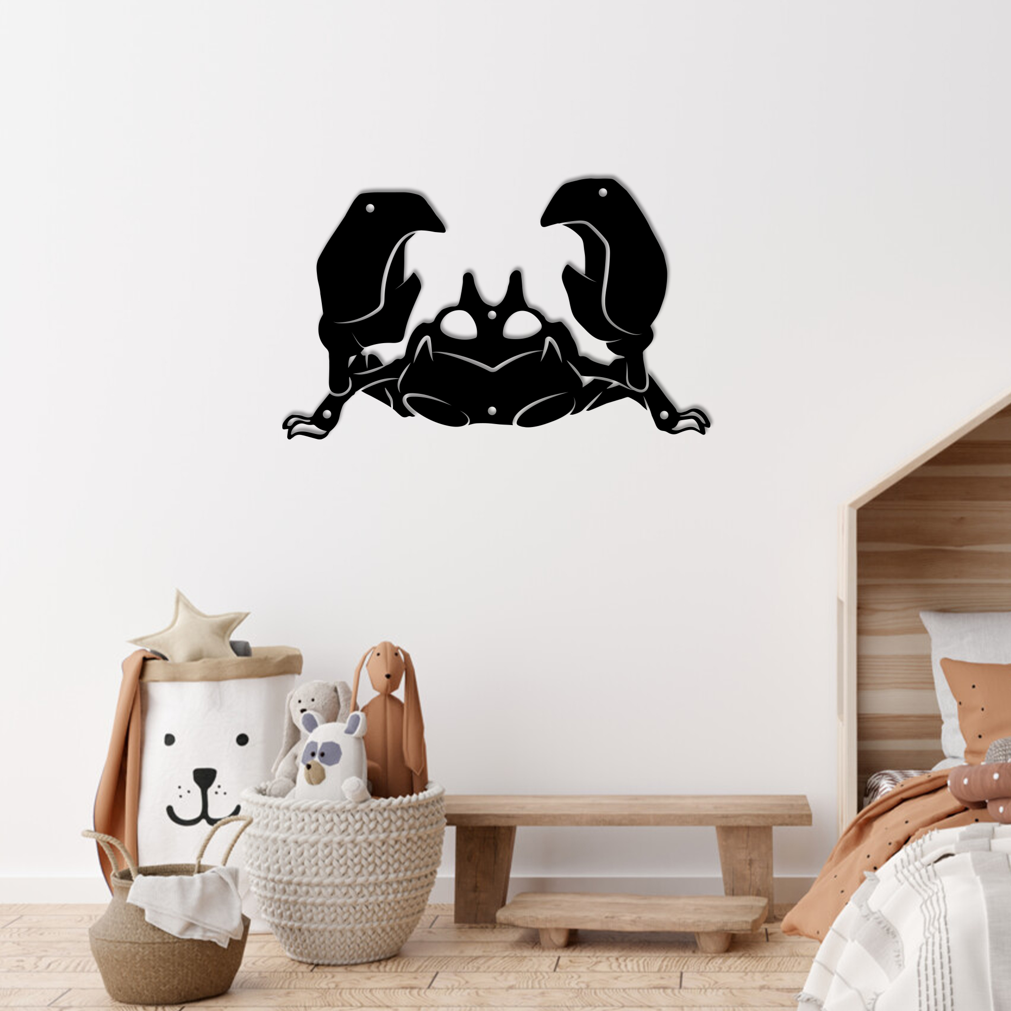 Pokemon Krabby Metal Sign