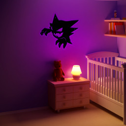 Haunter Pokemon Metal Sign